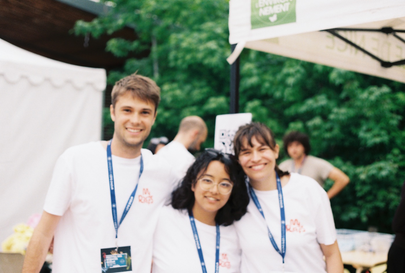 The MyReefs team representing at an ocean event